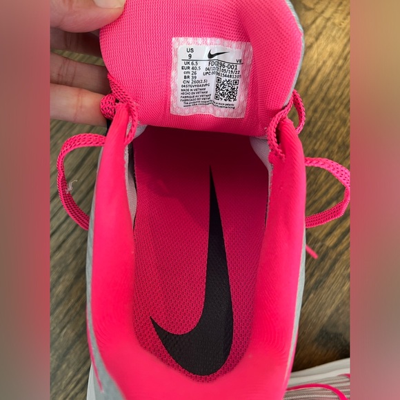 Nike Air Zoom Pegasus 39 - Gray and Pink - Womens Size 9 - Picture 6 of 6